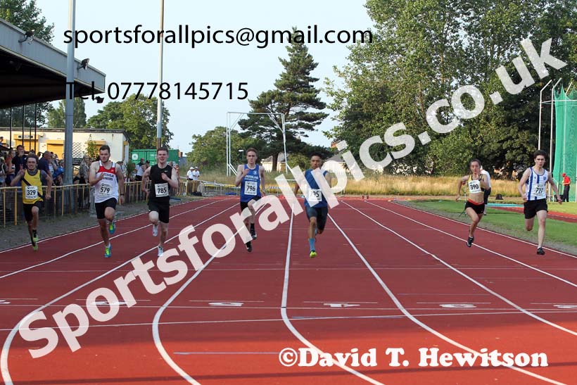 100 metres, 2021 North East Grand Prix 5, Monkton, Wednesday, July 21st. Photo: David T. Hewitson/Sports for All Pics